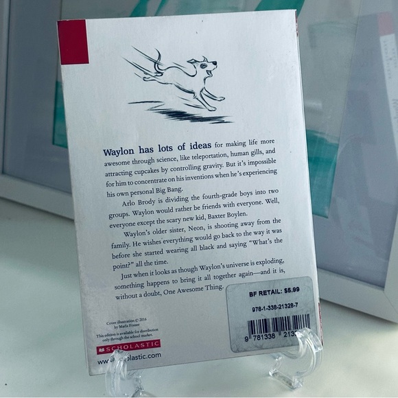 Waylon❕ One Awesome Thing YA Paperback Fiction Book - Picture 4 of 4